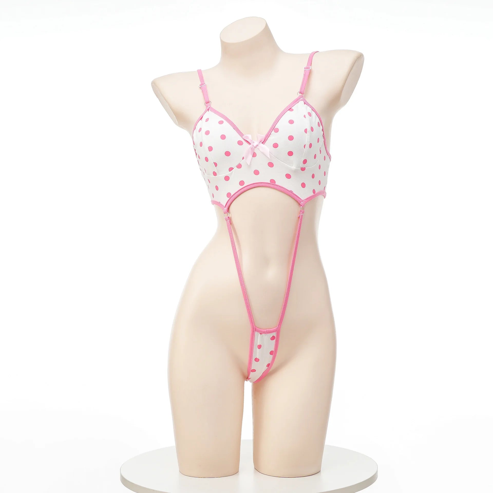 Striped Halter Micro Bikini Set