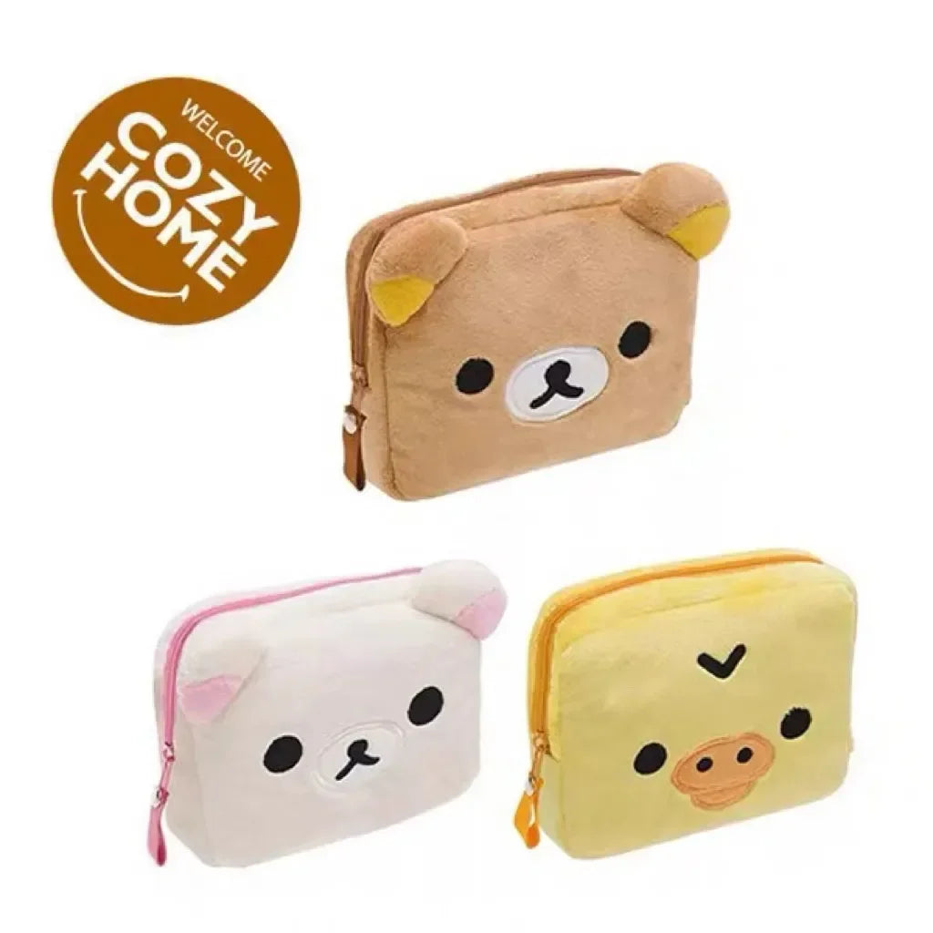 Rilakkuma Bear Pencil Case & Makeup Bag