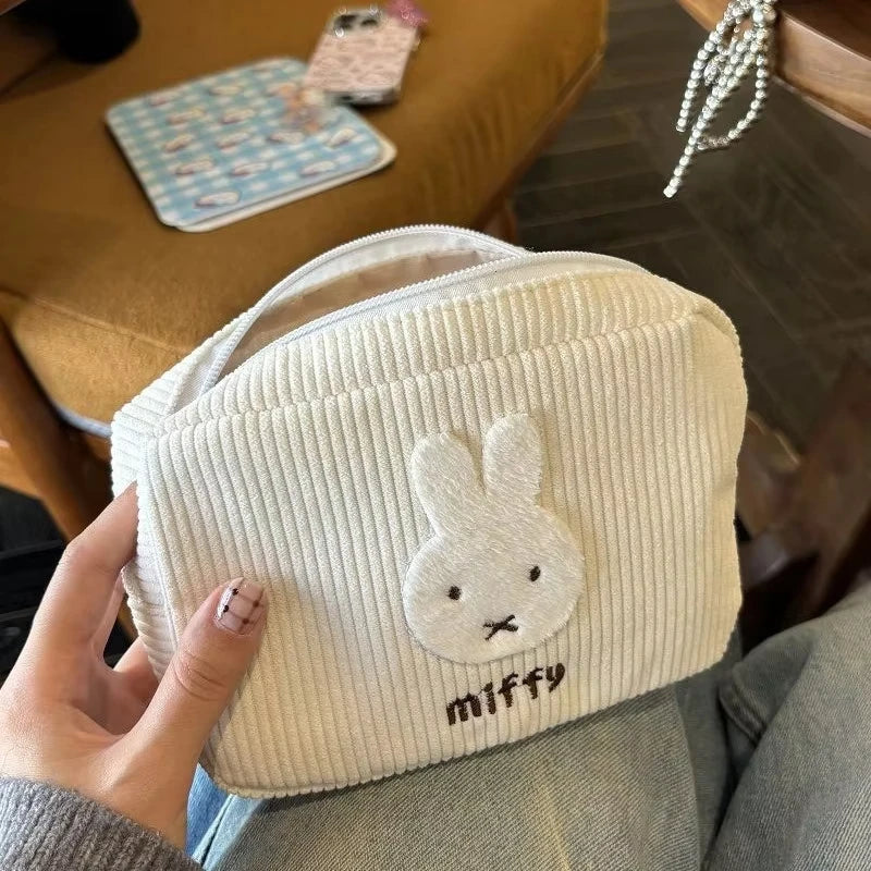 Miffy Corduroy Cosmetic & Storage Bag