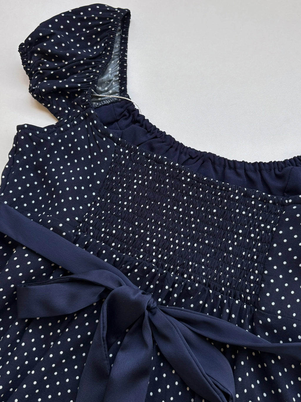 Floral Backless Cinched Blouse