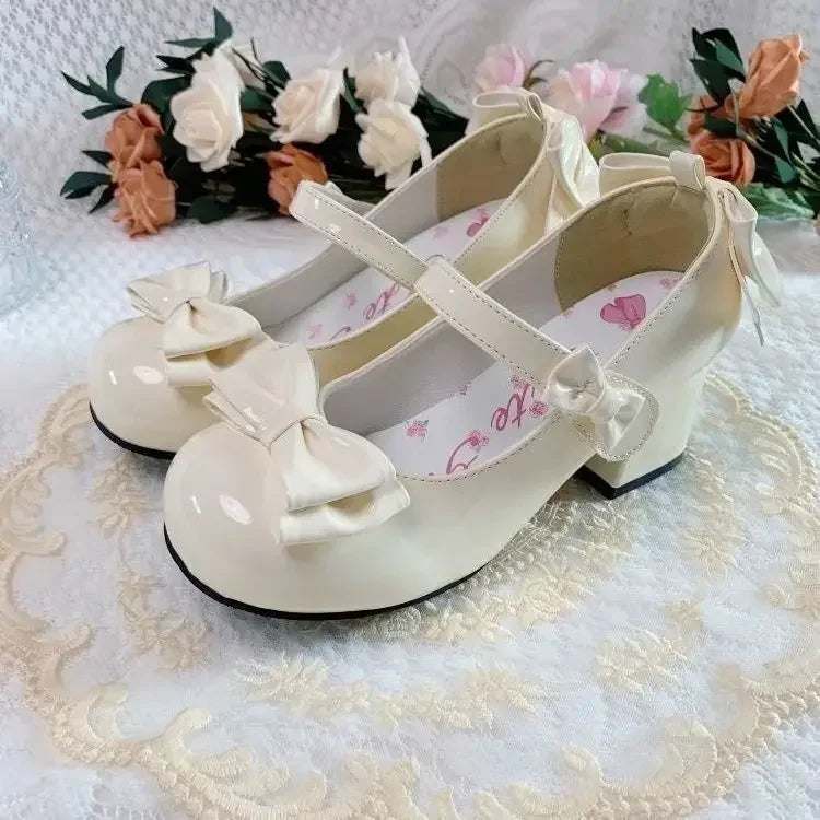 Bow Kiss Mary Janes