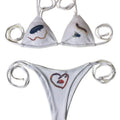 Kawaii Print Push-Up Bikini Set