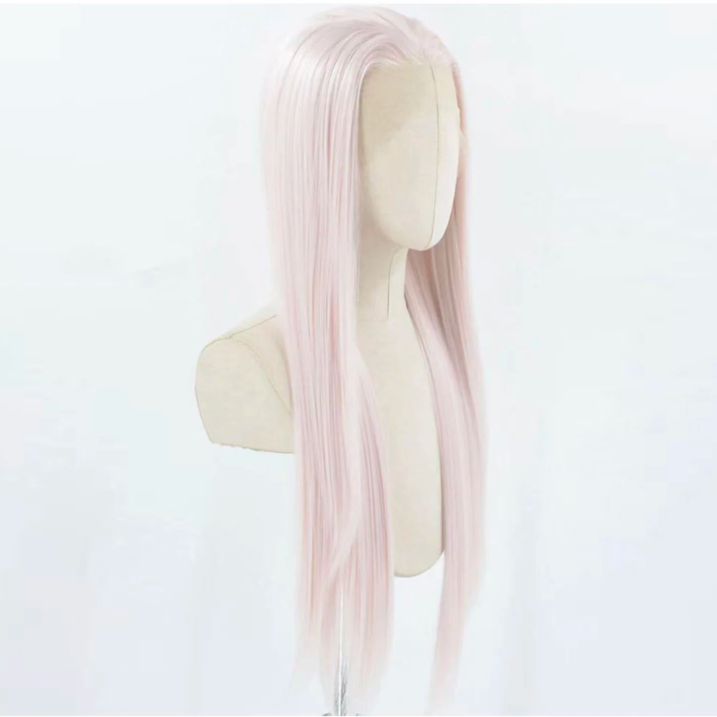 Light Pink Body Wave Lace Front Wig