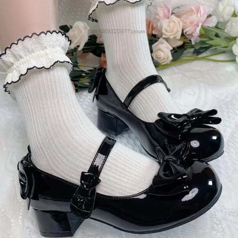 Bow Kiss Mary Janes