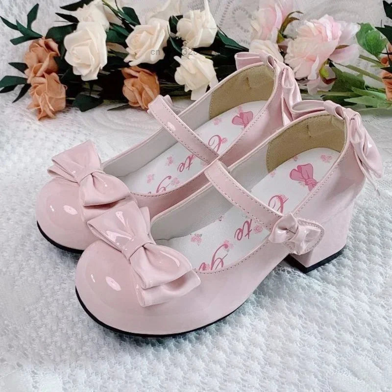 Bow Kiss Mary Janes