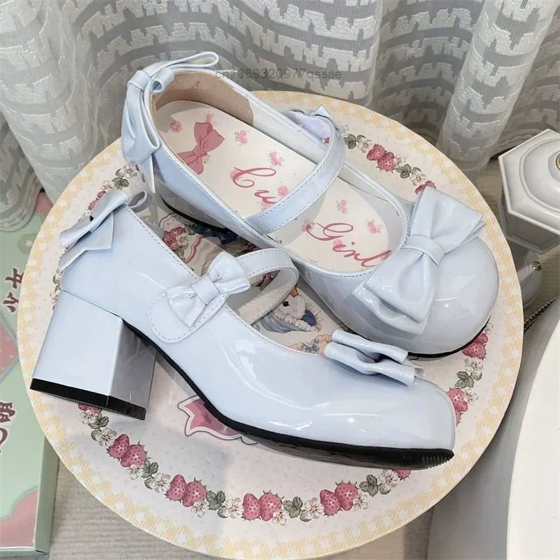 Bow Kiss Mary Janes