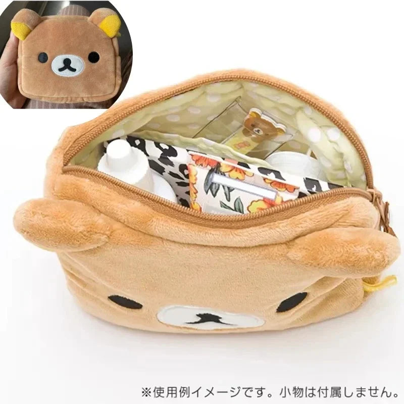 Rilakkuma Bear Pencil Case & Makeup Bag