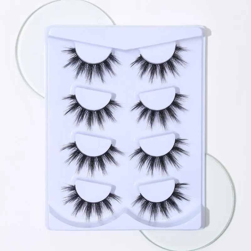 4 Pairs Thick Comic Strip Lashes