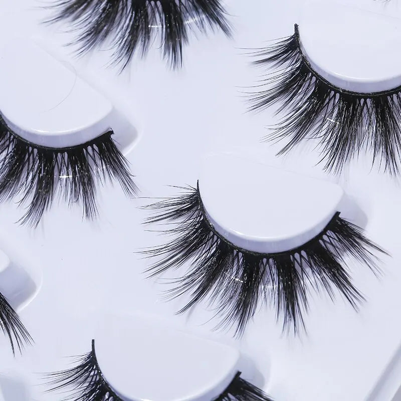 4 Pairs Thick Comic Strip Lashes