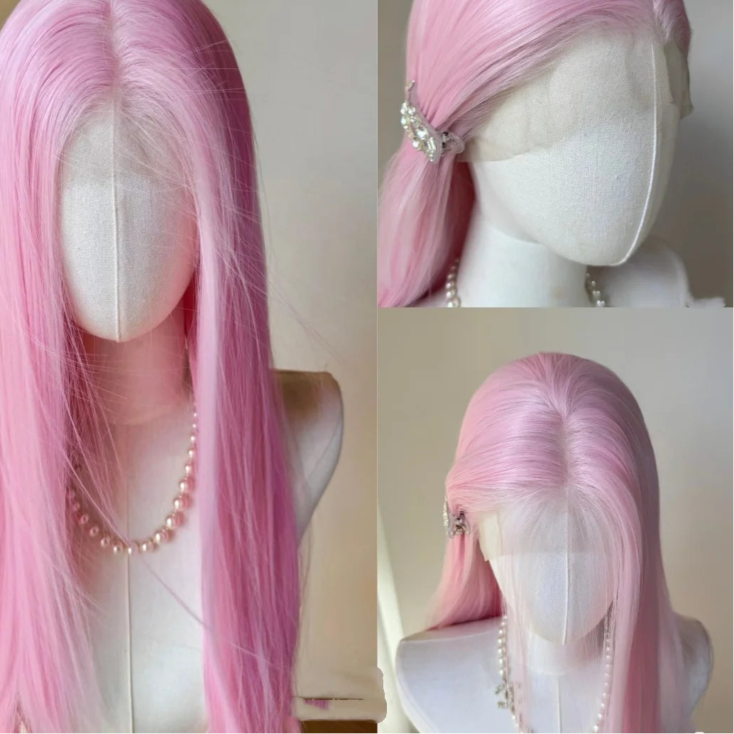 Long Straight Lace Front Wig (26 inch)