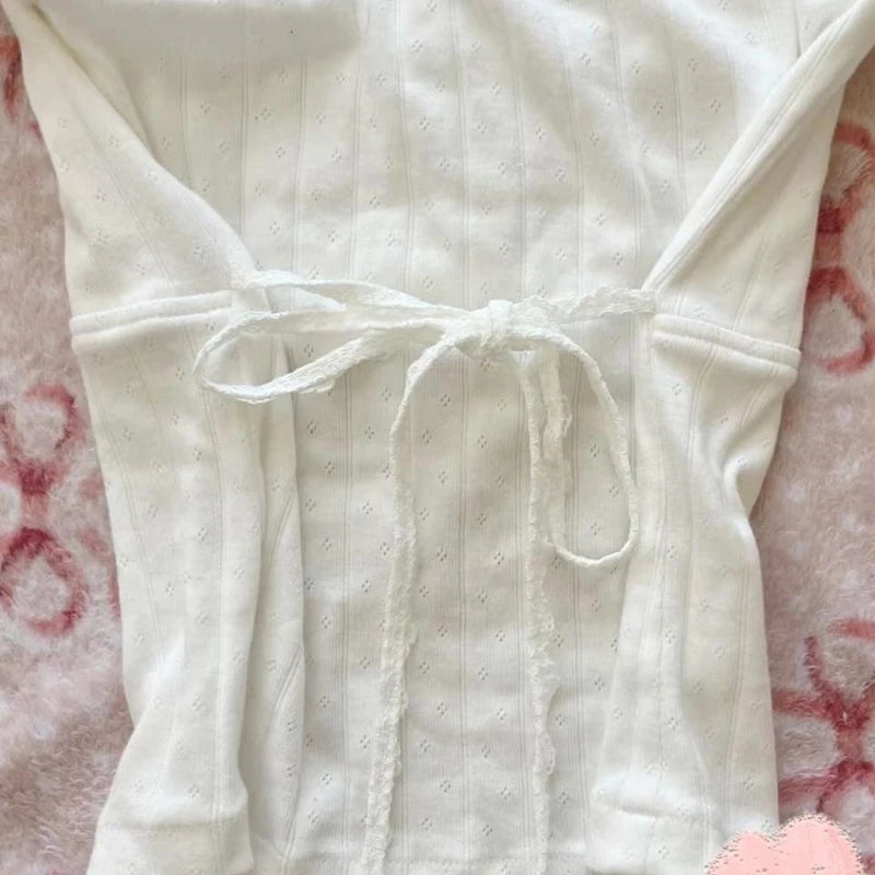 Kawaii Lace Bow T-Shirt