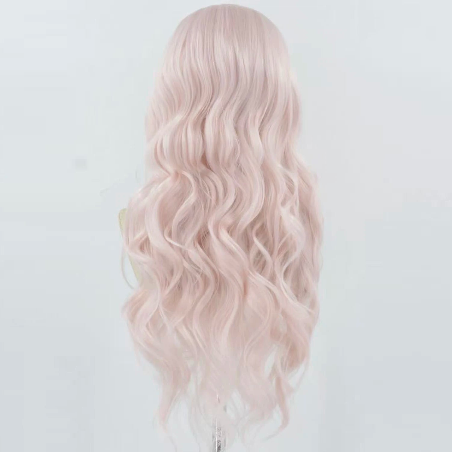Light Pink Body Wave Lace Front Wig