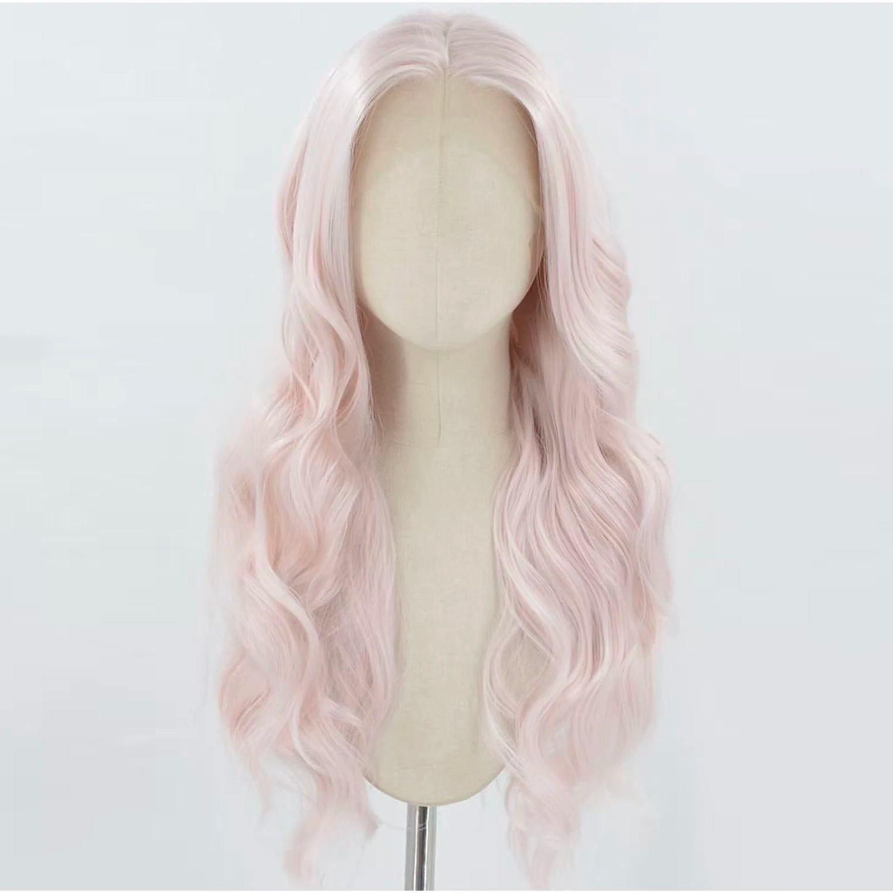 Light Pink Body Wave Lace Front Wig